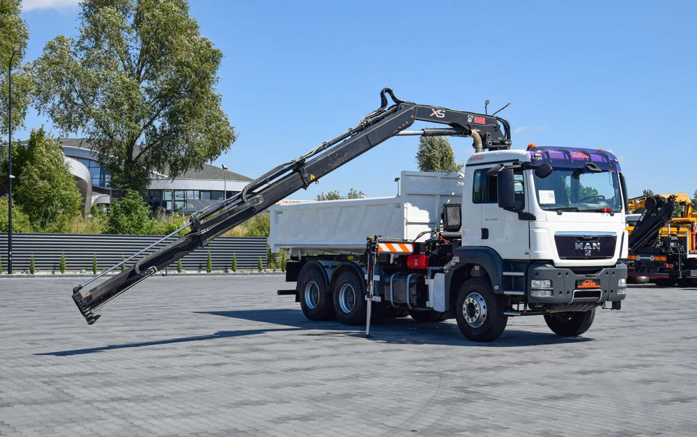 MAN TGS 33.360 / 6x4 / HDS HIAB 122 E-2 HIDUO / STEROWANIE RADIOWE / WYWROTKA / HYDROBURTA / AUTOMAT / KLIMA / TEMPOMAT / KAMERA COFANIA / SPROWADZONY - Tipper, Crane truck: picture 3 MAN TGS 33.360 / 6x4 / HDS HIAB 122 E-2 HIDUO / STEROWANIE RADIOWE / WYWROTKA / HYDROBURTA / AUTOMAT / KLIMA / TEMPOMAT / KAMERA COFANIA / SPROWADZONY - Tipper, Crane truck: picture 3