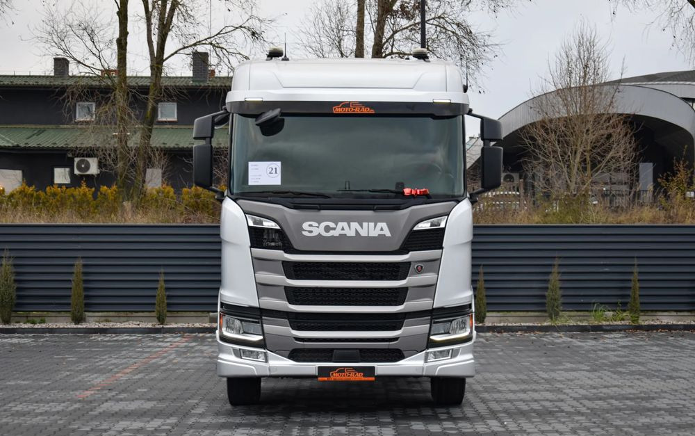 Scania R450 / HYDRAULIKA / RETARDER / ACC / KLIMA / FULL LEDY / ALUFELGI / SERWISOWANA / SPROWADZONA - Tractor unit: picture 2 Scania R450 / HYDRAULIKA / RETARDER / ACC / KLIMA / FULL LEDY / ALUFELGI / SERWISOWANA / SPROWADZONA - Tractor unit: picture 2
