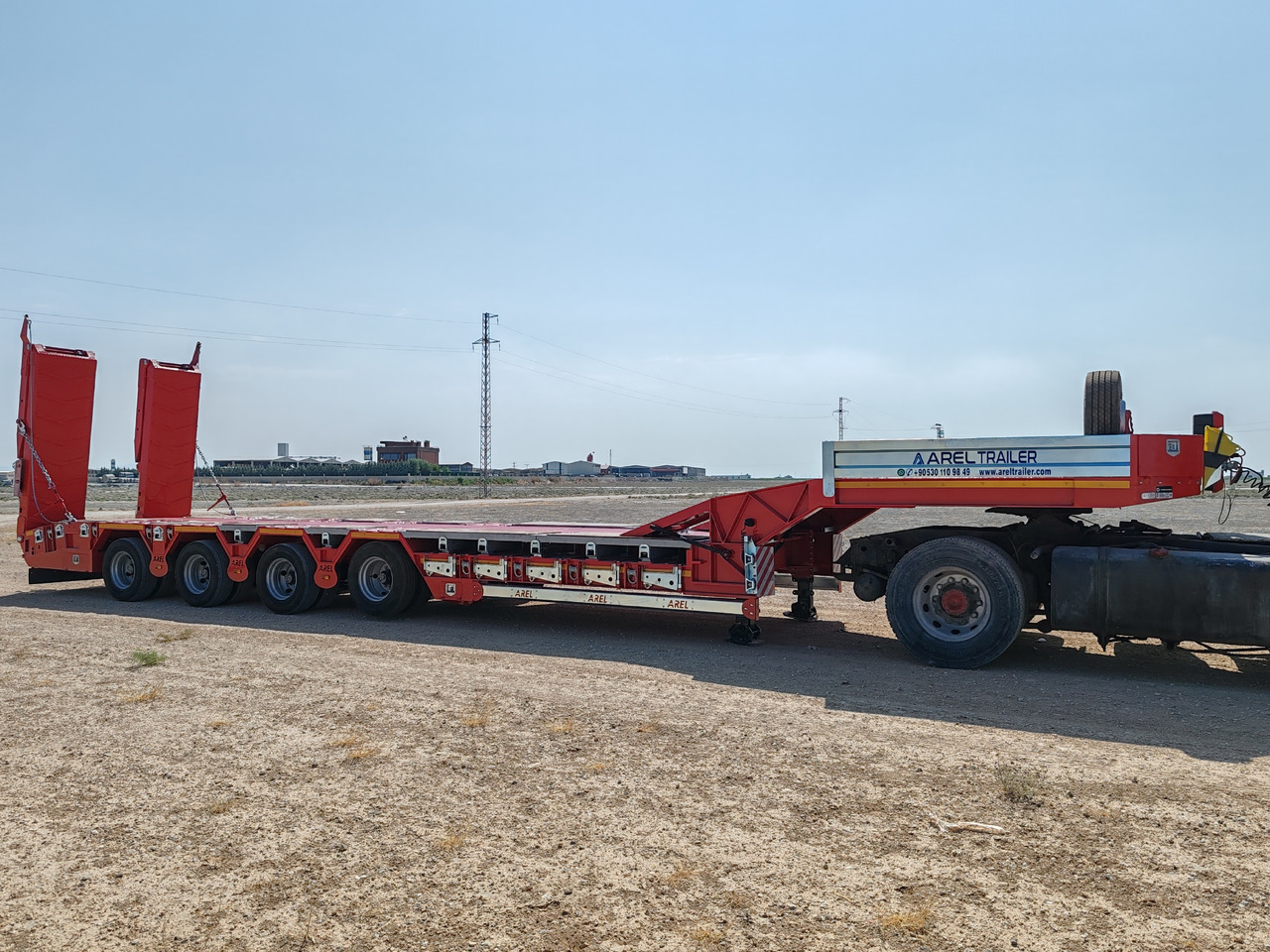 AREL TRAILER 4 AXLE LOWBED TRAILER from MANUFACTURER COMPANY - Low loader semi-trailer: picture 1 AREL TRAILER 4 AXLE LOWBED TRAILER from MANUFACTURER COMPANY - Low loader semi-trailer: picture 1