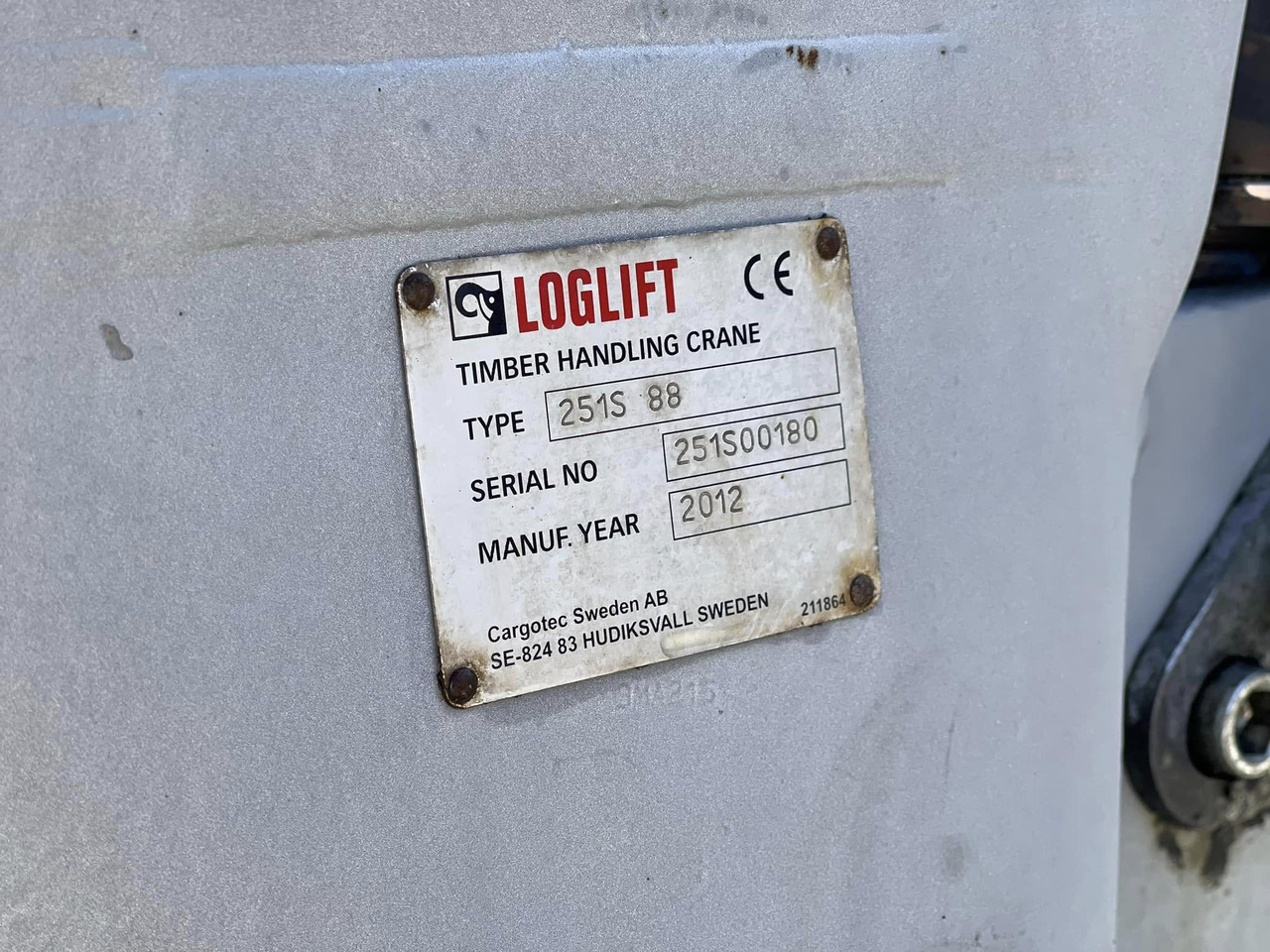 LOGLIFT 251S 88 - Loader crane: picture 4 LOGLIFT 251S 88 - Loader crane: picture 4