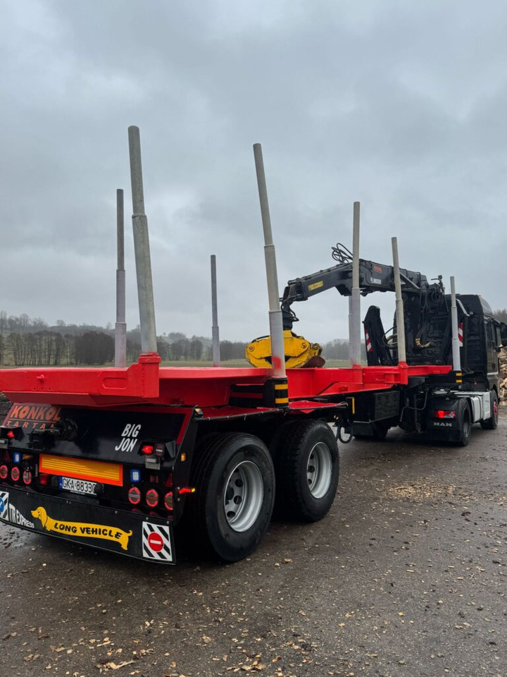 Timber semi-trailer NACZEPA Z DŹWIGIEM DO DREWNA: picture 7