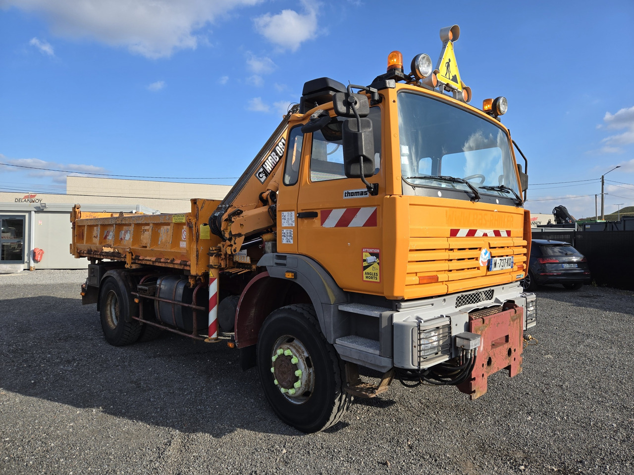 Renault G250 4x4 - Tipper, Crane truck: picture 4 Renault G250 4x4 - Tipper, Crane truck: picture 4
