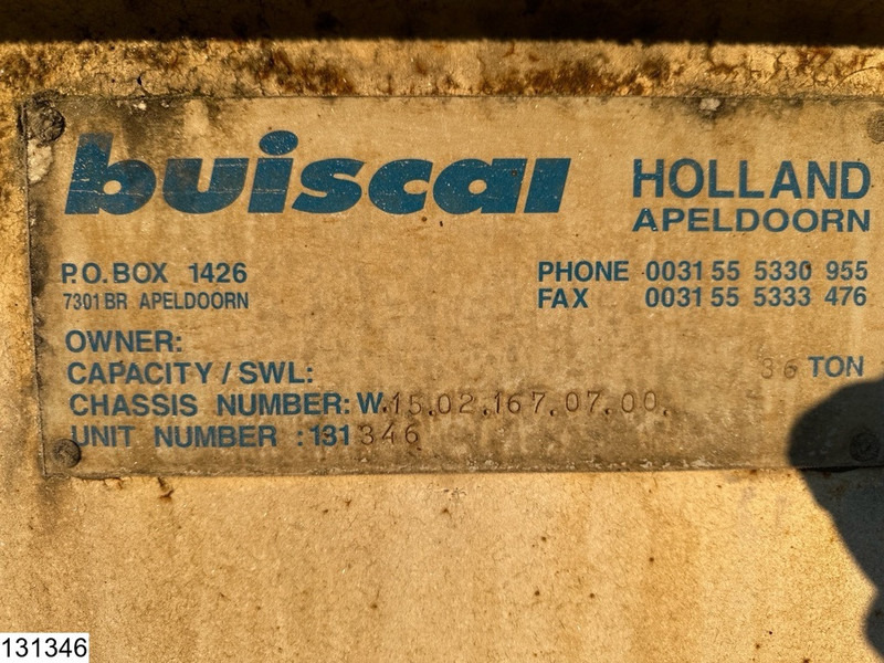 Container transporter/ Swap body semi-trailer Buiscar HD36 10ft, 20ft, 30ft, 36.000KG: picture 8