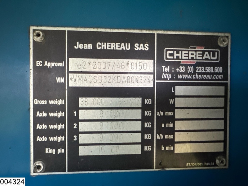 Chereau Koel vries Carrier Vector 1550 - Refrigerator semi-trailer: picture 4 Chereau Koel vries Carrier Vector 1550 - Refrigerator semi-trailer: picture 4