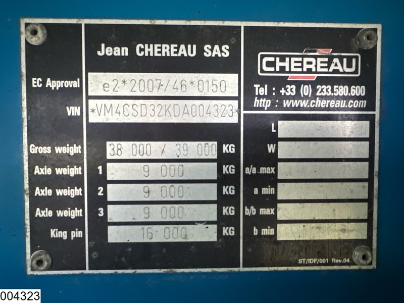 Chereau Koel vries Carrier Vector 1550 - Refrigerator semi-trailer: picture 4 Chereau Koel vries Carrier Vector 1550 - Refrigerator semi-trailer: picture 4