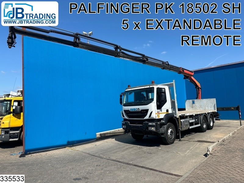 Iveco Trakker 360 6X4, EURO 6, Palfinger, Remote - Dropside/ Flatbed truck, Crane truck: picture 1 Iveco Trakker 360 6X4, EURO 6, Palfinger, Remote - Dropside/ Flatbed truck, Crane truck: picture 1