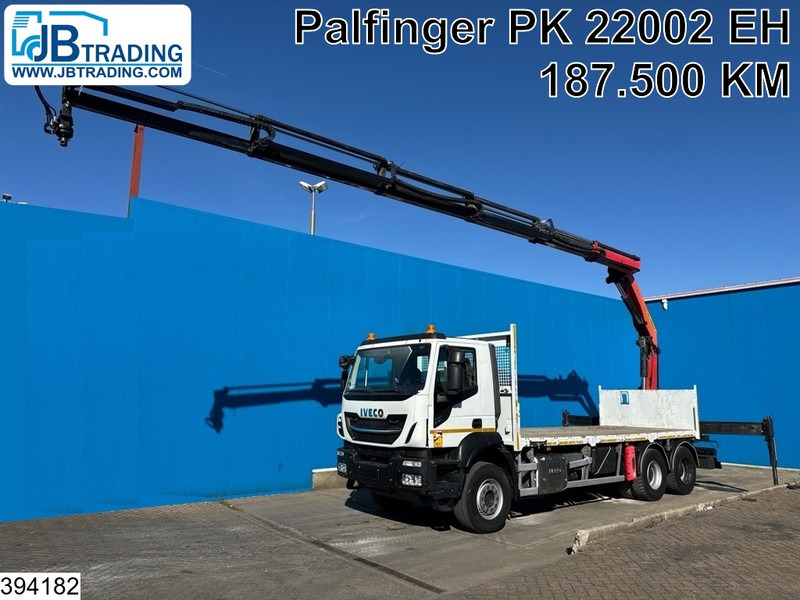 Iveco Trakker 360 6X4, EURO 6, Steel suspension, Palfinger - Dropside/ Flatbed truck, Crane truck: picture 1 Iveco Trakker 360 6X4, EURO 6, Steel suspension, Palfinger - Dropside/ Flatbed truck, Crane truck: picture 1