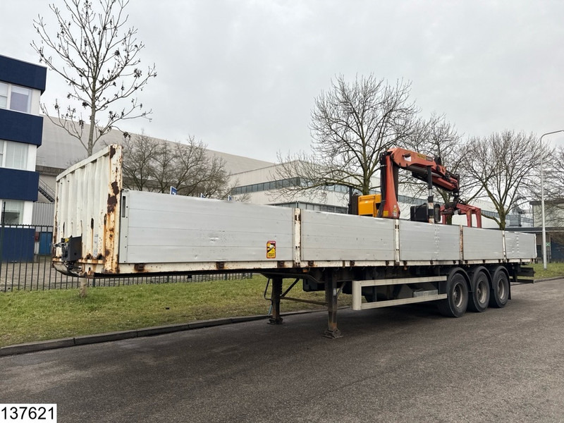 Lecitrailer open laadbak Palfinger PK15500, Remote - Dropside/ Flatbed semi-trailer: picture 5 Lecitrailer open laadbak Palfinger PK15500, Remote - Dropside/ Flatbed semi-trailer: picture 5