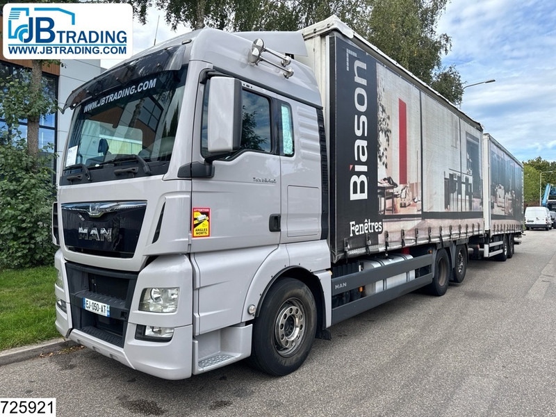 MAN TGX 26 480 6x2, EURO 6, Combi, Retarder, Dhollandia, 108,5m3 - Curtainsider truck: picture 1 MAN TGX 26 480 6x2, EURO 6, Combi, Retarder, Dhollandia, 108,5m3 - Curtainsider truck: picture 1