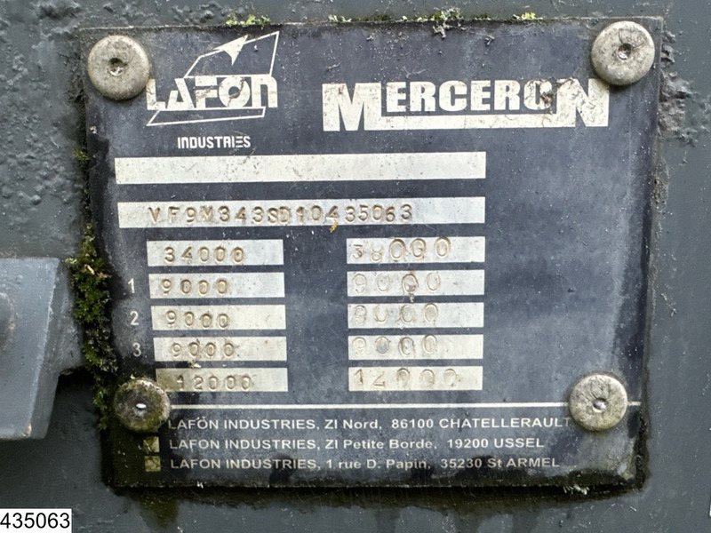 MERCERON Fuel 38.000 Liter, 7 Compartments - Tank semi-trailer: picture 4 MERCERON Fuel 38.000 Liter, 7 Compartments - Tank semi-trailer: picture 4