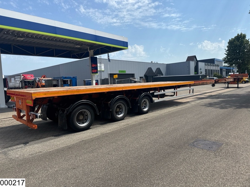 Dropside/ Flatbed semi-trailer Nooteboom open laadbak 55000 KG, 34.85 m, 2 X Extandable: picture 9