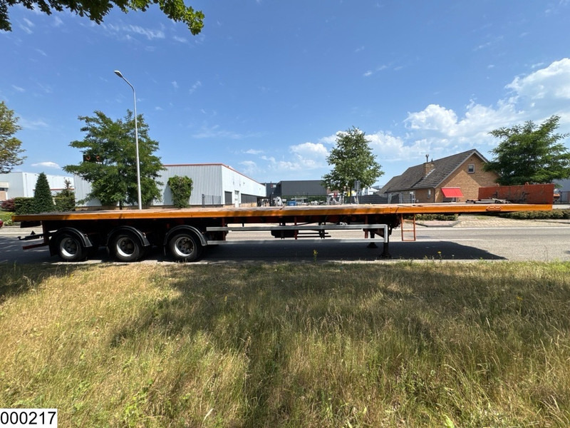 Dropside/ Flatbed semi-trailer Nooteboom open laadbak 55000 KG, 34.85 m, 2 X Extandable: picture 8