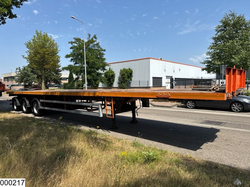 Dropside/ Flatbed semi-trailer Nooteboom open laadbak 55000 KG, 34.85 m, 2 X Extandable: picture 7