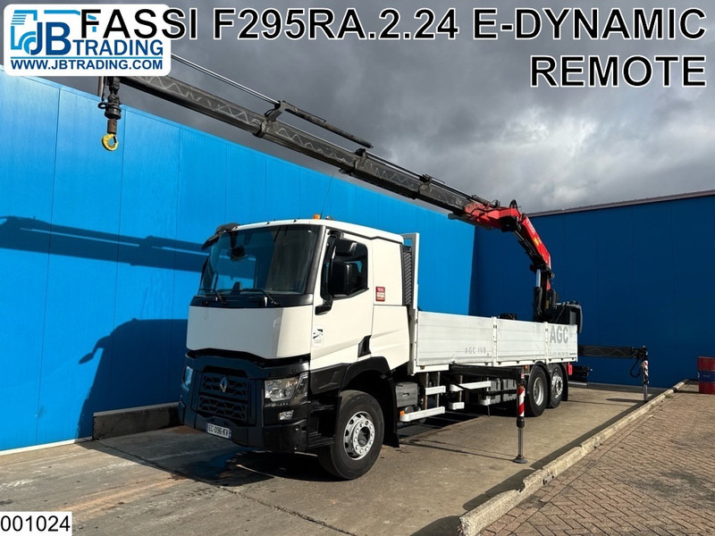 Renault C 380 EURO 6, Fassi, Remote - Dropside/ Flatbed truck, Crane truck: picture 1 Renault C 380 EURO 6, Fassi, Remote - Dropside/ Flatbed truck, Crane truck: picture 1