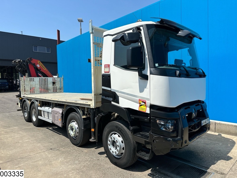 Renault C 430 8X4, EURO 6, Steel suspension, Palfinger - Dropside/ Flatbed truck, Crane truck: picture 3 Renault C 430 8X4, EURO 6, Steel suspension, Palfinger - Dropside/ Flatbed truck, Crane truck: picture 3