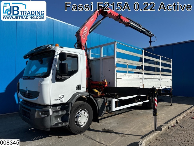 Renault Premium 270 Dxi EURO 5, Fassi, Manual - Dropside/ Flatbed truck, Crane truck: picture 1 Renault Premium 270 Dxi EURO 5, Fassi, Manual - Dropside/ Flatbed truck, Crane truck: picture 1