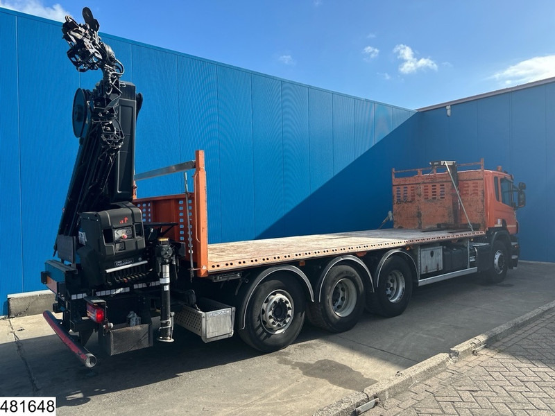 Dropside/ Flatbed truck, Crane truck Scania P 410 8x4, EURO 6, HIAB, Remote: picture 7
