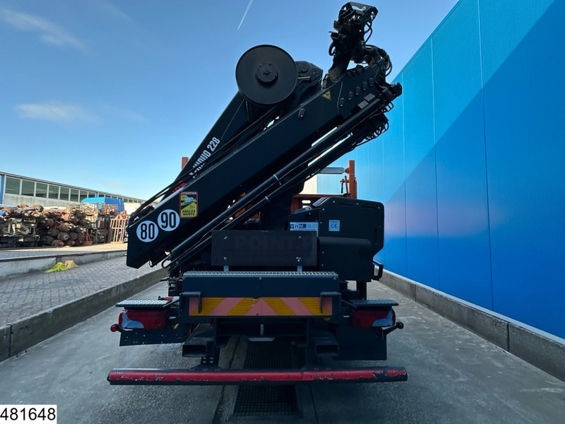 Dropside/ Flatbed truck, Crane truck Scania P 410 8x4, EURO 6, HIAB, Remote: picture 12