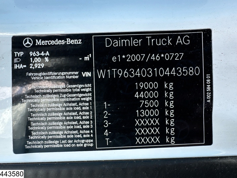Tractor unit Mercedes-Benz Actros 1843 MP5, EURO 6D, Retarder, MirrorCams: picture 7