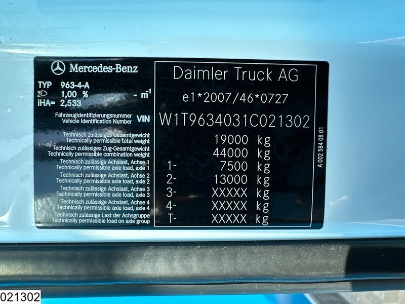 Tractor unit Mercedes-Benz Actros 1845 EURO 6, Mirrorcams, Standairco: picture 7