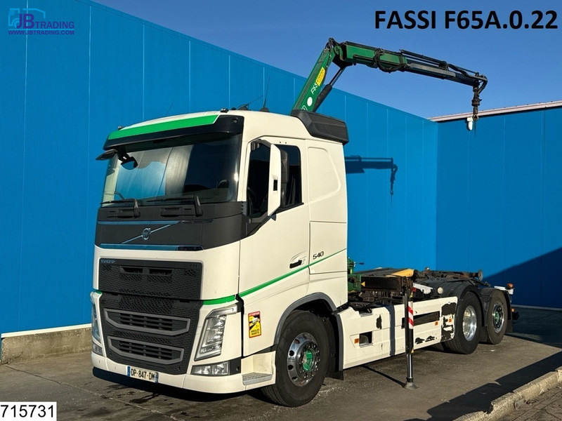 Volvo FH 540 6x2, EURO 6, Fassi, Dalby, Hydraulic - Hook lift truck, Crane truck: picture 1 Volvo FH 540 6x2, EURO 6, Fassi, Dalby, Hydraulic - Hook lift truck, Crane truck: picture 1