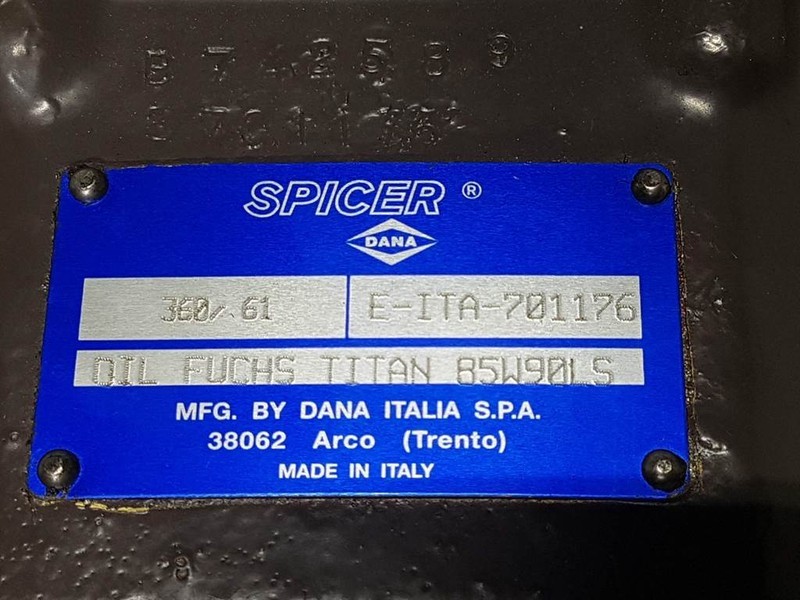 Ahlmann AZ150-4181908A-Spicer Dana 360/61-Transmission - Gearbox and parts for Construction machinery: picture 5 Ahlmann AZ150-4181908A-Spicer Dana 360/61-Transmission - Gearbox and parts for Construction machinery: picture 5