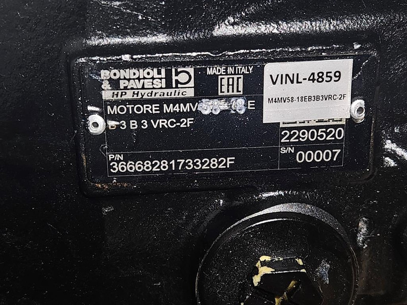 Bondioli & Pavesi M4MV58-18-Drive motor/Fahrmotor/Rijmotor - Hydraulics for Construction machinery: picture 2 Bondioli & Pavesi M4MV58-18-Drive motor/Fahrmotor/Rijmotor - Hydraulics for Construction machinery: picture 2