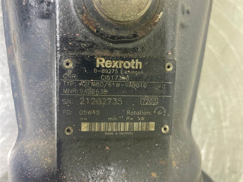 Manitou 160ATJ-Rexroth A2FM80/61W-Drive motor/Fahrmotor - Hydraulics for Construction machinery: picture 4 Manitou 160ATJ-Rexroth A2FM80/61W-Drive motor/Fahrmotor - Hydraulics for Construction machinery: picture 4