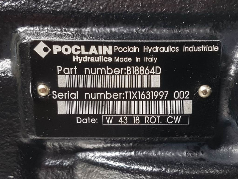 Poclain B18864D - Drive pump/Fahrpumpe/Rijpomp - Hydraulics for Construction machinery: picture 5 Poclain B18864D - Drive pump/Fahrpumpe/Rijpomp - Hydraulics for Construction machinery: picture 5