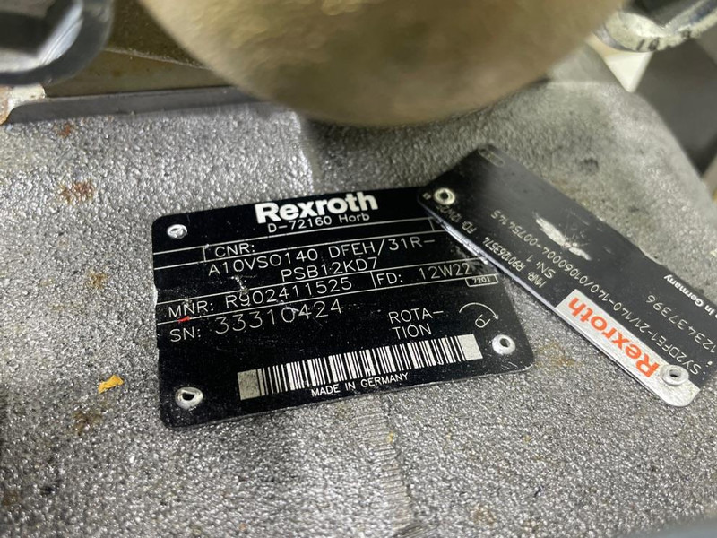 Rexroth A10VSO140DFEH/31R-Load sensing pump - Hydraulics for Construction machinery: picture 2 Rexroth A10VSO140DFEH/31R-Load sensing pump - Hydraulics for Construction machinery: picture 2