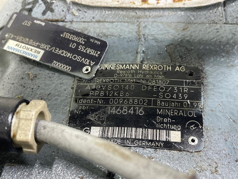 Rexroth A10VSO140DFEO/31R-Load sensing pump - Hydraulics for Construction machinery: picture 2 Rexroth A10VSO140DFEO/31R-Load sensing pump - Hydraulics for Construction machinery: picture 2