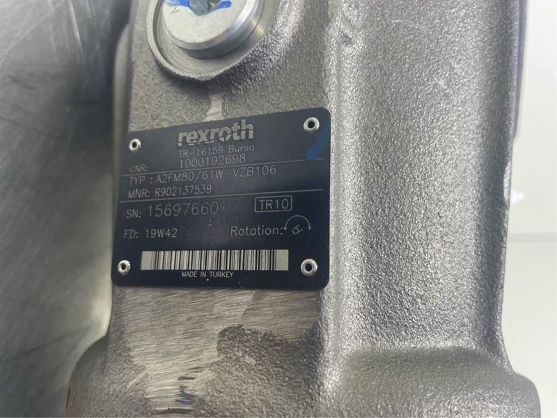 WACKER NEUSON -Rexroth A2FM80/61W-Drive motor/Fahrmotor/Rijmotor - Hydraulics for Construction machinery: picture 4 WACKER NEUSON -Rexroth A2FM80/61W-Drive motor/Fahrmotor/Rijmotor - Hydraulics for Construction machinery: picture 4