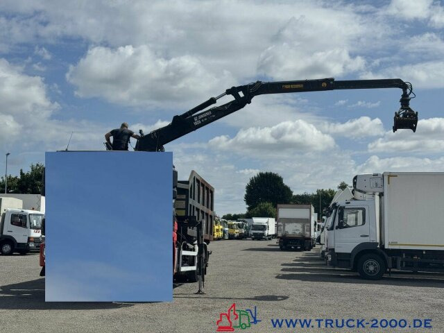 Abrollcontainer + Kran Jonsered 1020 7,3m = 1,4t - Roll-off container: picture 2 Abrollcontainer + Kran Jonsered 1020 7,3m = 1,4t - Roll-off container: picture 2