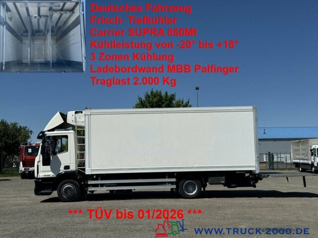 Iveco 120E22 Frisch- Tiefkühler Supra850MT 3Zonen +LBW - Refrigerator truck: picture 1 Iveco 120E22 Frisch- Tiefkühler Supra850MT 3Zonen +LBW - Refrigerator truck: picture 1