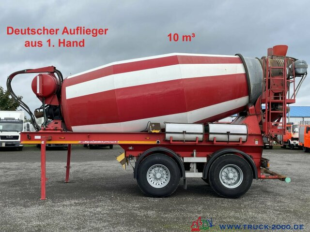 Karrena 10 m³ Betonmischer / Concrete Mixer 1.Hd - Concrete mixer semi-trailer: picture 1 Karrena 10 m³ Betonmischer / Concrete Mixer 1.Hd - Concrete mixer semi-trailer: picture 1