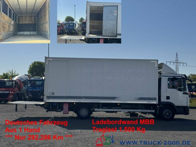 MAN TGL 12.220 GL MBB LBW 1.500 Kg Seitentür rechts - Box truck: picture 1 MAN TGL 12.220 GL MBB LBW 1.500 Kg Seitentür rechts - Box truck: picture 1