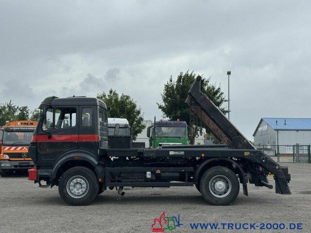 Mercedes-Benz SK 1831 Meiller Teleabsetzer AHK - NUR 475 TKM - Skip loader truck: picture 2 Mercedes-Benz SK 1831 Meiller Teleabsetzer AHK - NUR 475 TKM - Skip loader truck: picture 2