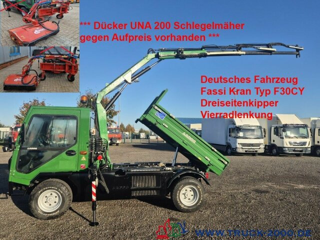Multicar Ladog 4x4 Kipper mit Fassi Kran 5+6 Steuerkreis - Tipper van: picture 1 Multicar Ladog 4x4 Kipper mit Fassi Kran 5+6 Steuerkreis - Tipper van: picture 1