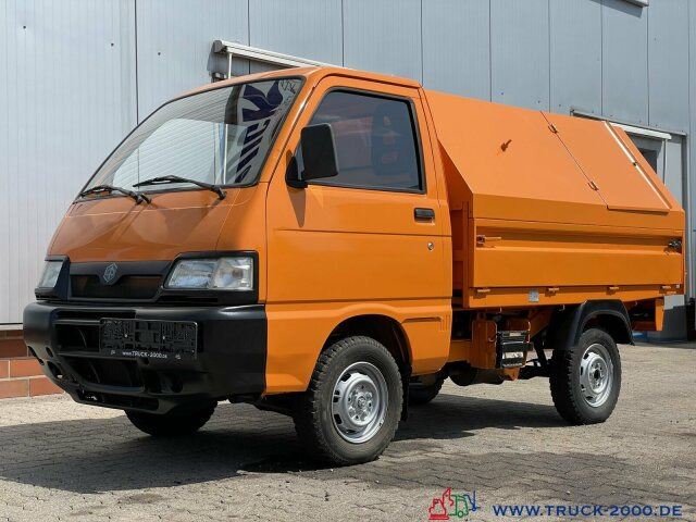Garbage truck Piaggio Porter Kipper Müllwagen- Gehweg Reinigung 1.Hand: picture 12