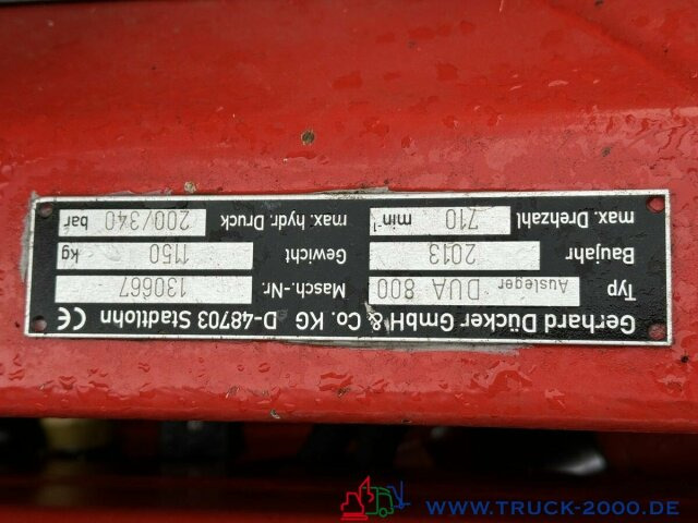 Unimog Dücker Mähkombi RSM Mäher Ausleger DUA800 - Truck: picture 5 Unimog Dücker Mähkombi RSM Mäher Ausleger DUA800 - Truck: picture 5