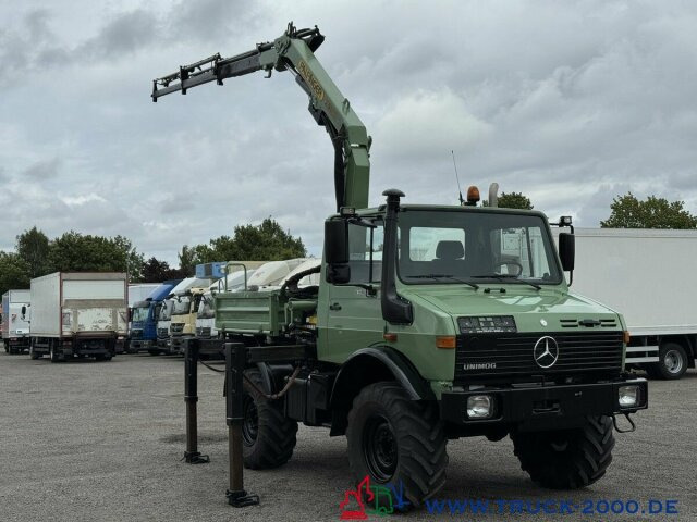 Unimog U 1400 Kran PK 7000B Kran 5+6 Steuerkreis + AHK - Van: picture 2 Unimog U 1400 Kran PK 7000B Kran 5+6 Steuerkreis + AHK - Van: picture 2