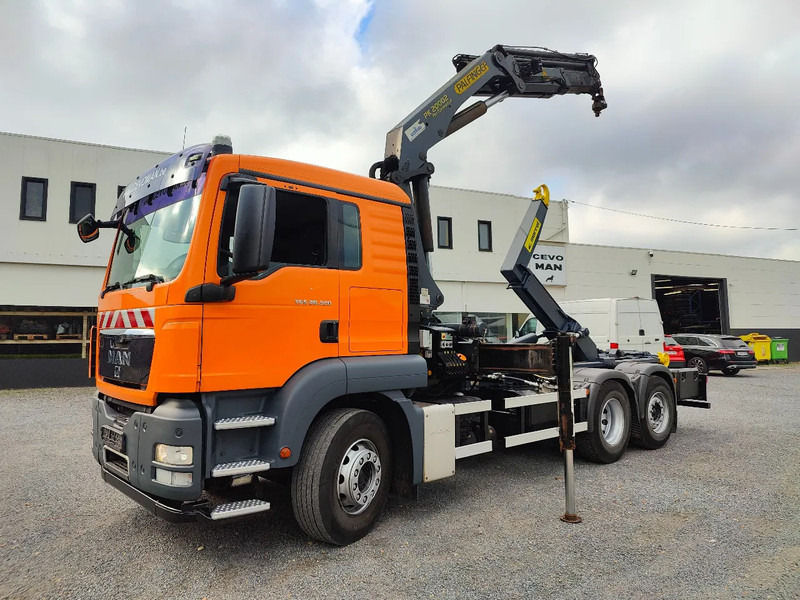 MAN TGS 26.320 Palfinger PK20002 Cotainer Marrel - Hook lift truck, Crane truck: picture 1 MAN TGS 26.320 Palfinger PK20002 Cotainer Marrel - Hook lift truck, Crane truck: picture 1