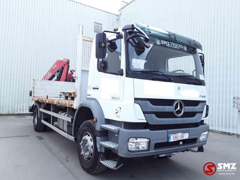 Mercedes-Benz Axor 1833 Fassi f 110a 284000km airco TOP condition - Dropside/ Flatbed truck, Crane truck: picture 1 Mercedes-Benz Axor 1833 Fassi f 110a 284000km airco TOP condition - Dropside/ Flatbed truck, Crane truck: picture 1