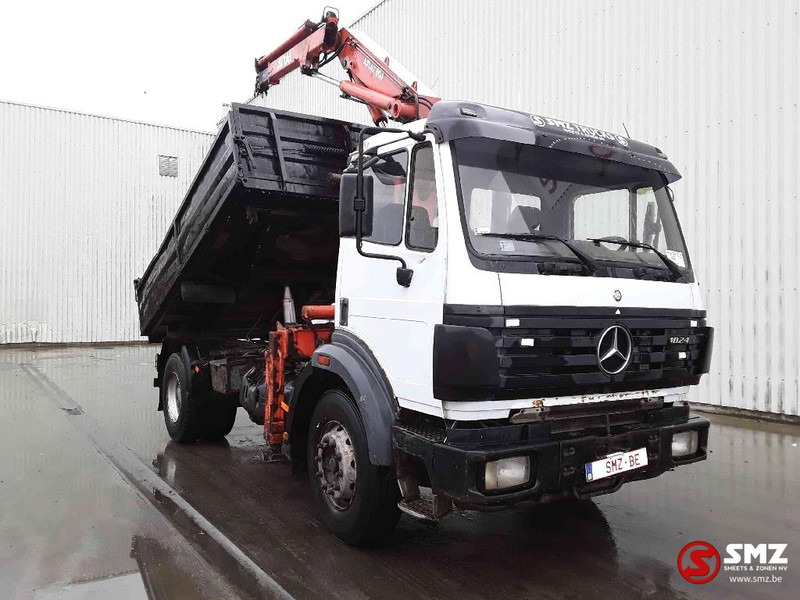 Mercedes-Benz SK 1824 lames grue Atlas Ak 80-1 - Tipper, Crane truck: picture 1 Mercedes-Benz SK 1824 lames grue Atlas Ak 80-1 - Tipper, Crane truck: picture 1
