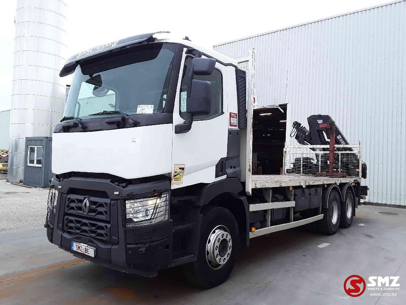 Renault C 380 hiab 188-3 remote - Dropside/ Flatbed truck, Crane truck: picture 3 Renault C 380 hiab 188-3 remote - Dropside/ Flatbed truck, Crane truck: picture 3