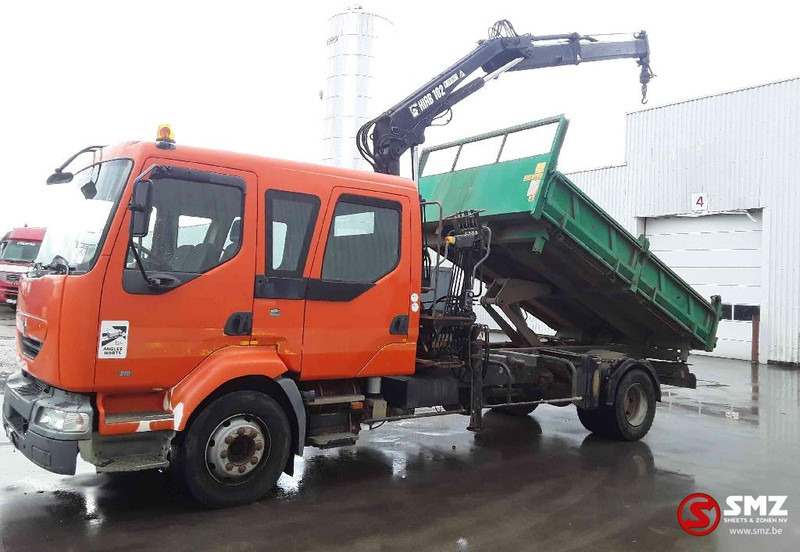 Renault Midlum 210 Hiab 102 manual pump - Tipper, Crane truck: picture 5 Renault Midlum 210 Hiab 102 manual pump - Tipper, Crane truck: picture 5