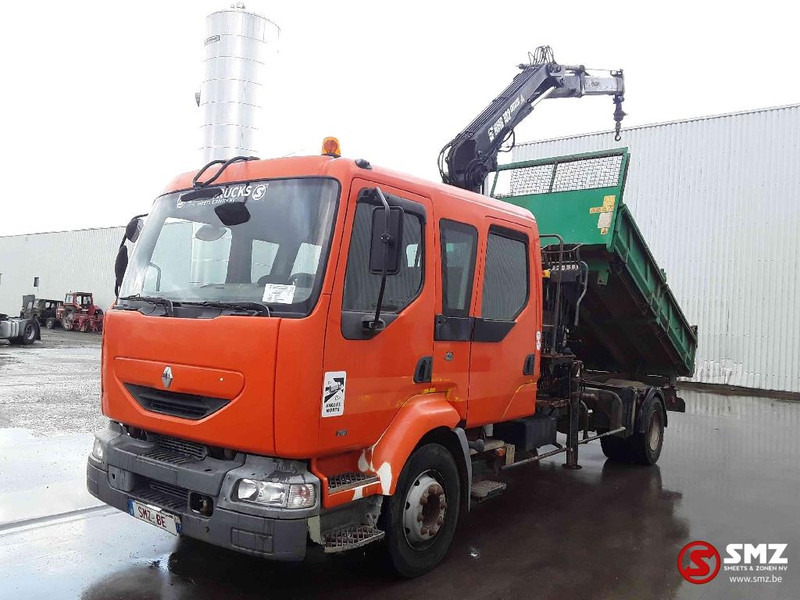 Renault Midlum 210 Hiab 102 manual pump - Tipper, Crane truck: picture 3 Renault Midlum 210 Hiab 102 manual pump - Tipper, Crane truck: picture 3