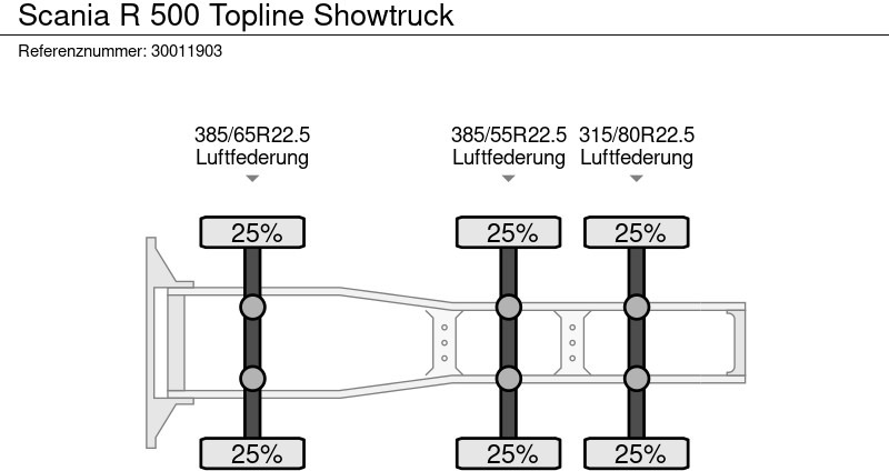 Tractor unit Scania R 500 Topline Showtruck: picture 13
