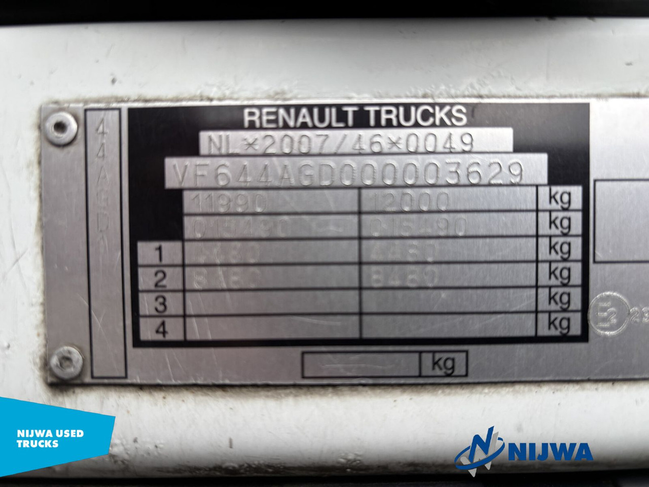 Curtainsider truck Renault MIDLUM 220 4x2 Schuifzeil + Laadklep: picture 11