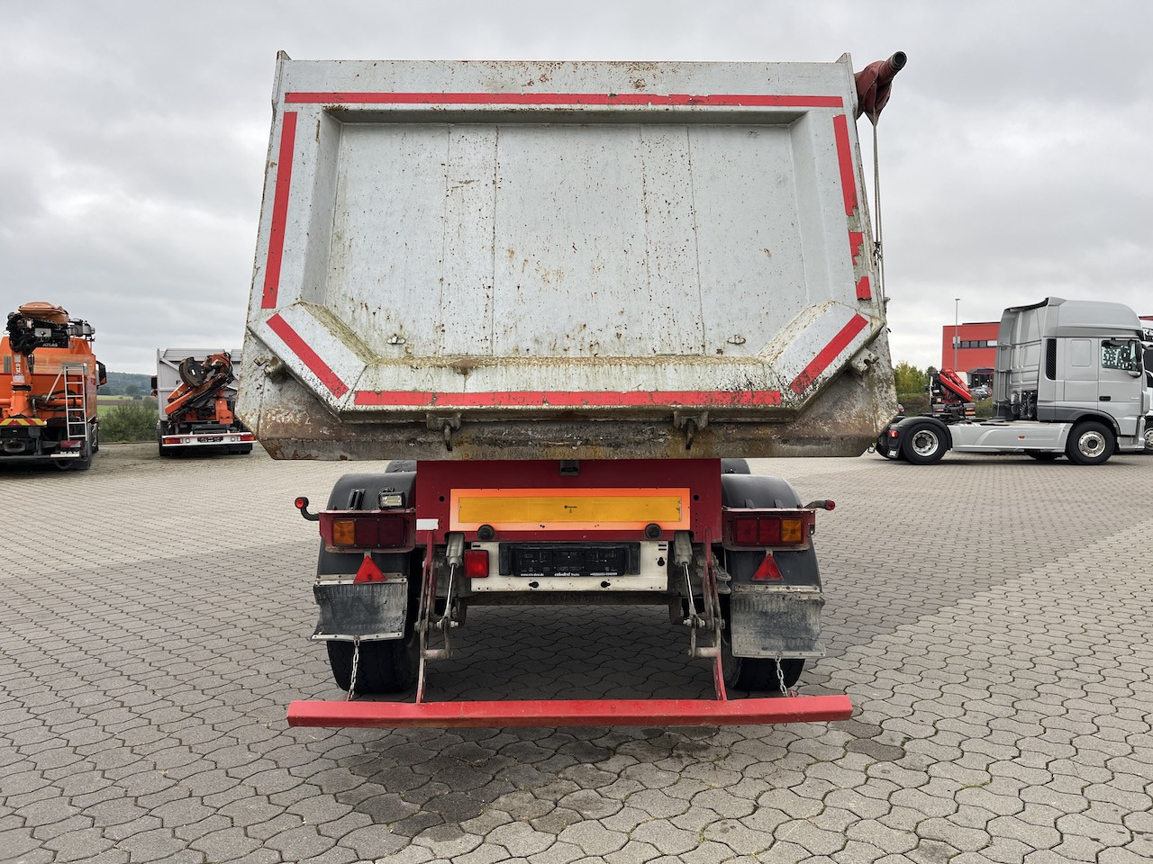 Tipper semi-trailer Langendorf SKS-HS 18/29  Kippauflieger Stahlmulde Liftachse: picture 7